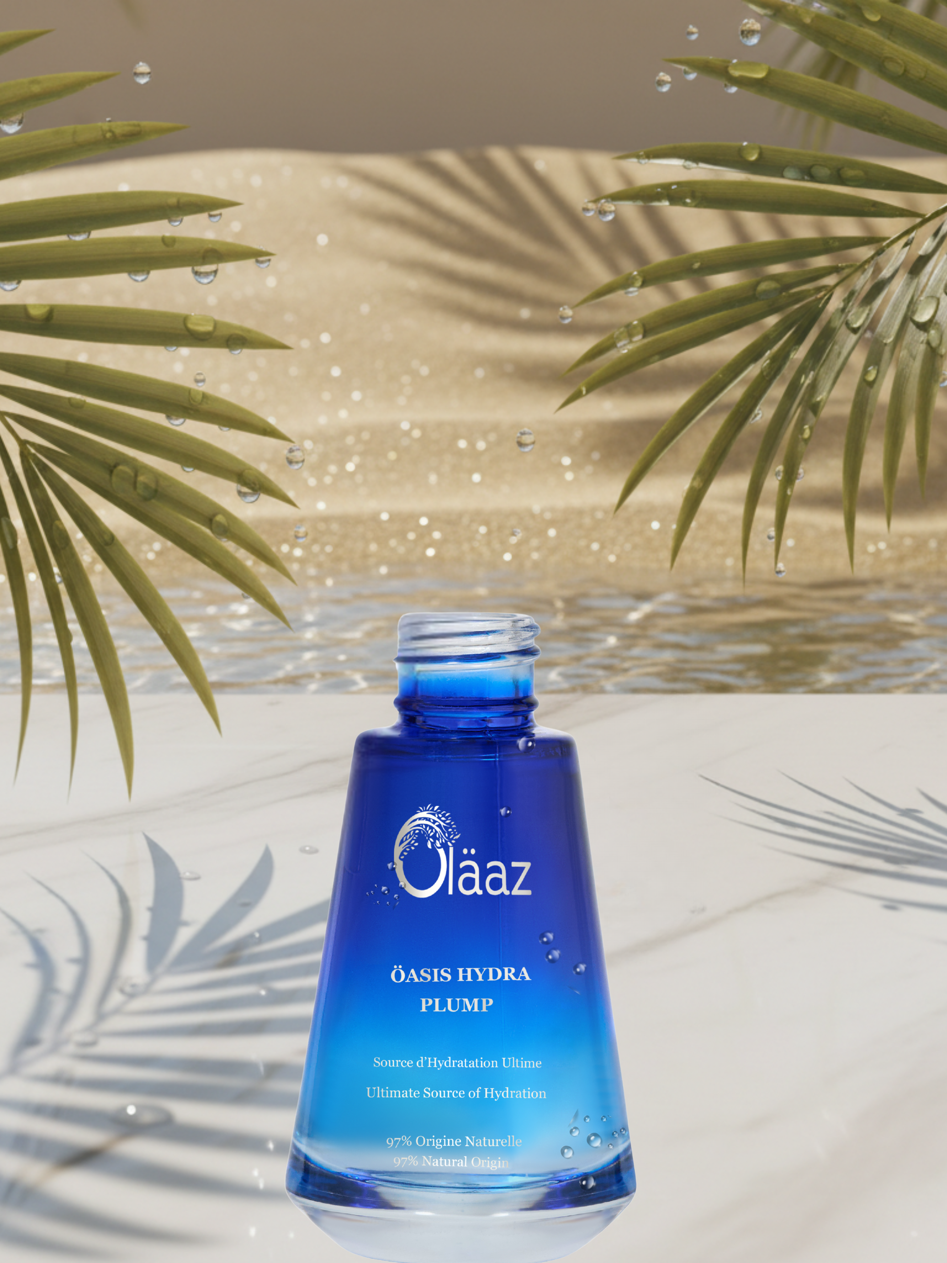 Texture sérum Öasis Hydra Plump Oläaz – Hydratation intense 8h